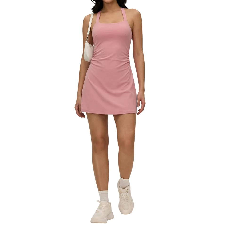 Halter Neck One-Piece Tennis Dress