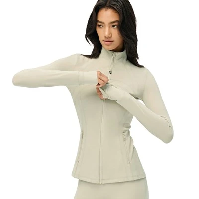 Double 6 Lycra Waist -Cinching Yoga Jacket