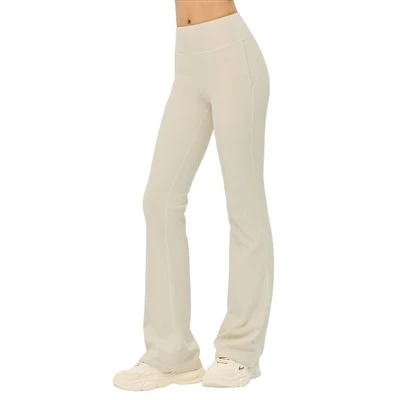 High -Detire doub 6 Lycra ti tay-Pantalon Flare